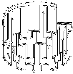 Sectional feeding type alkylation reactor and alkylation reaction method