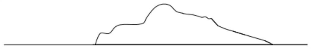 A kind of upward slurry column method grouting and top filling method