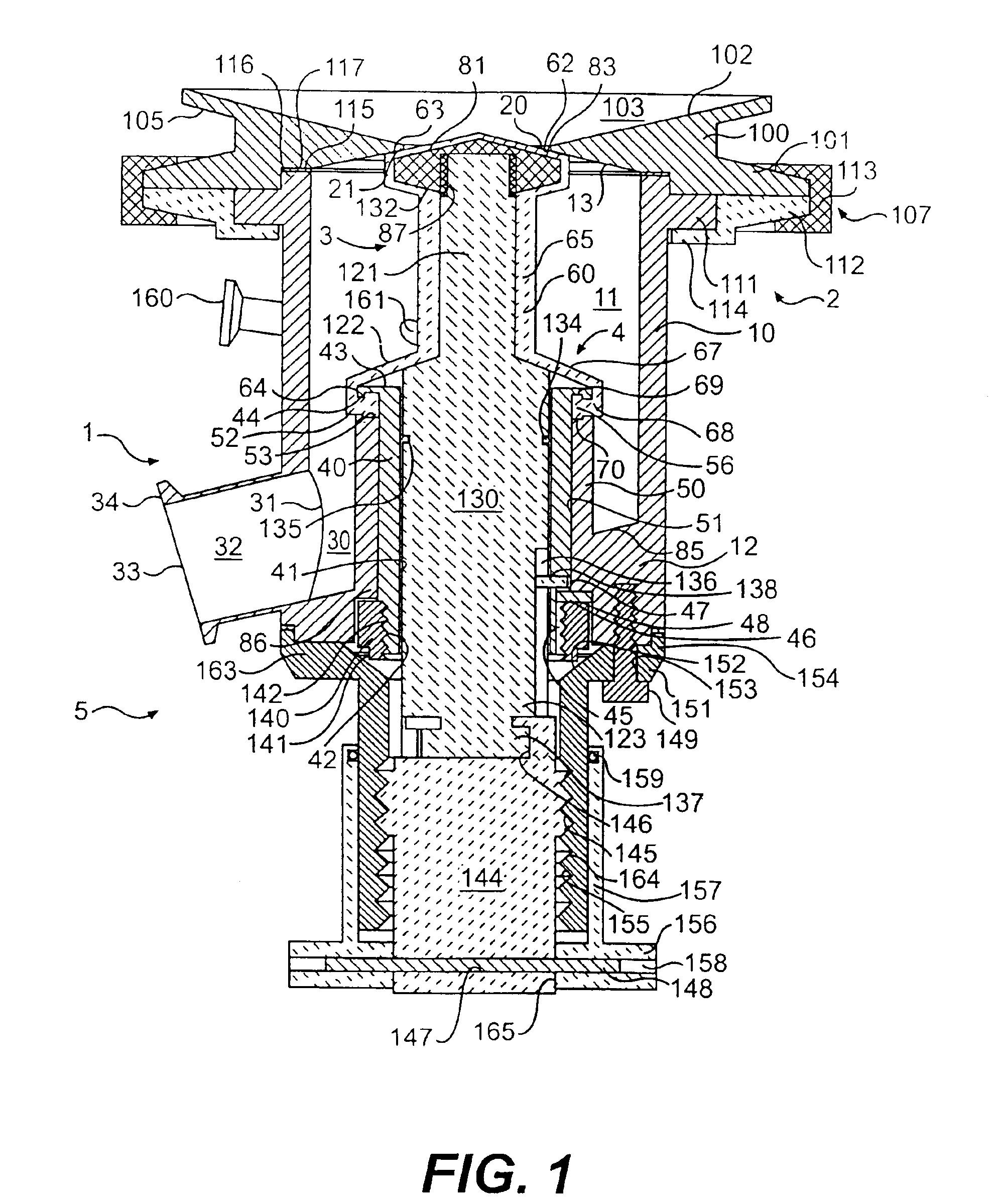 Sanitary drain valve design