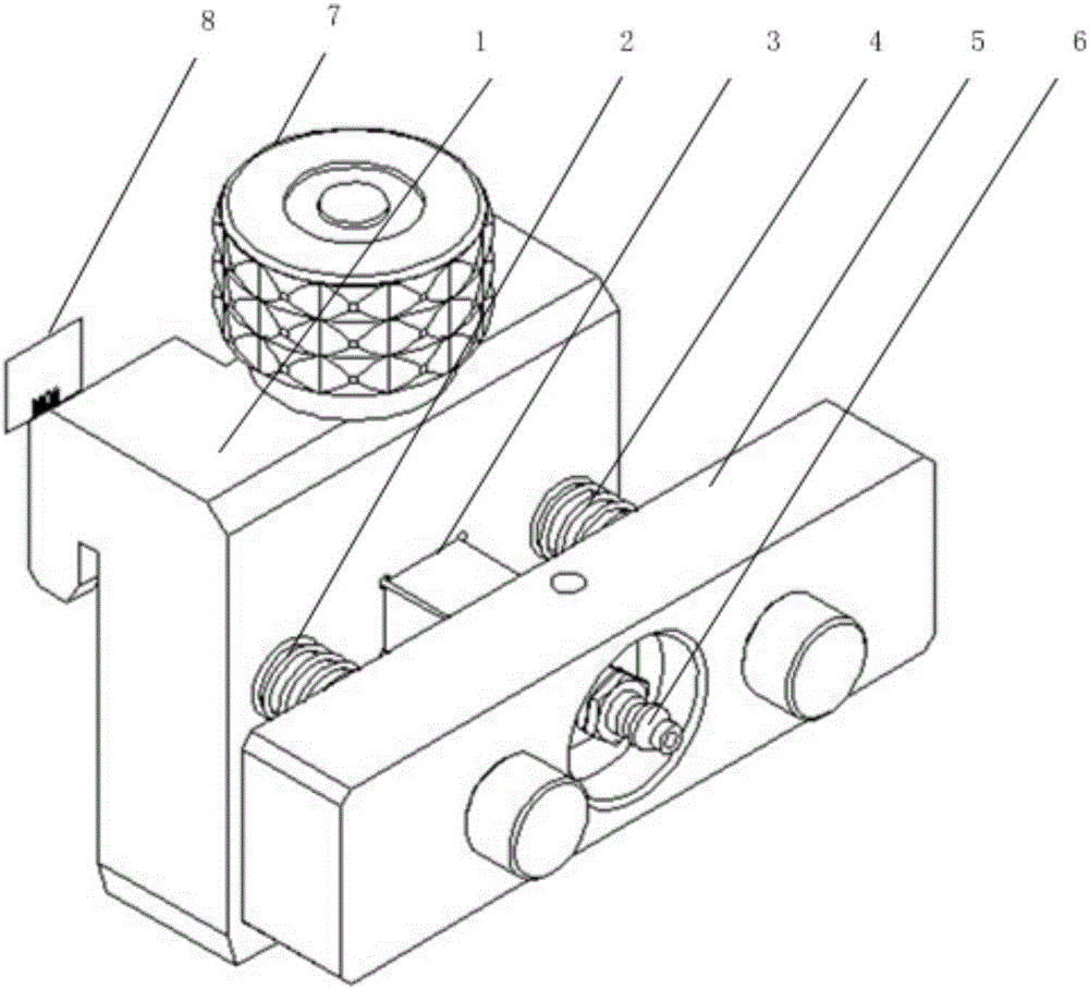 Strain gage pasting device