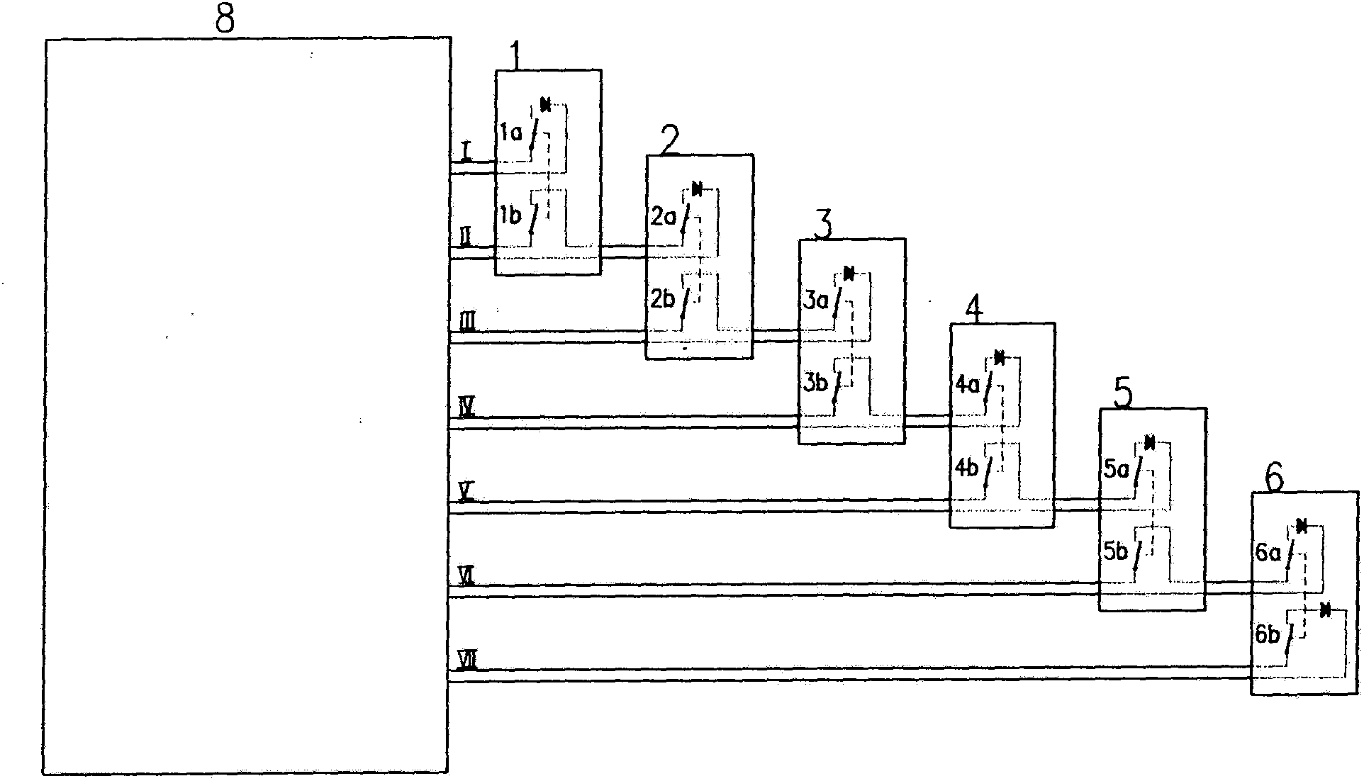 Surveillance device for cable transport apparatus and surveillance method