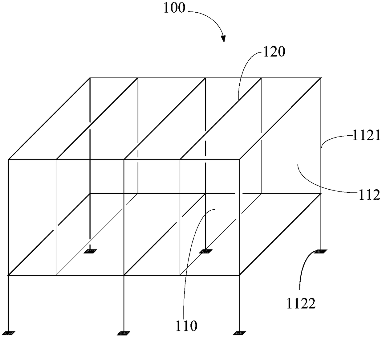 Pry mounted biological filler device and application thereof