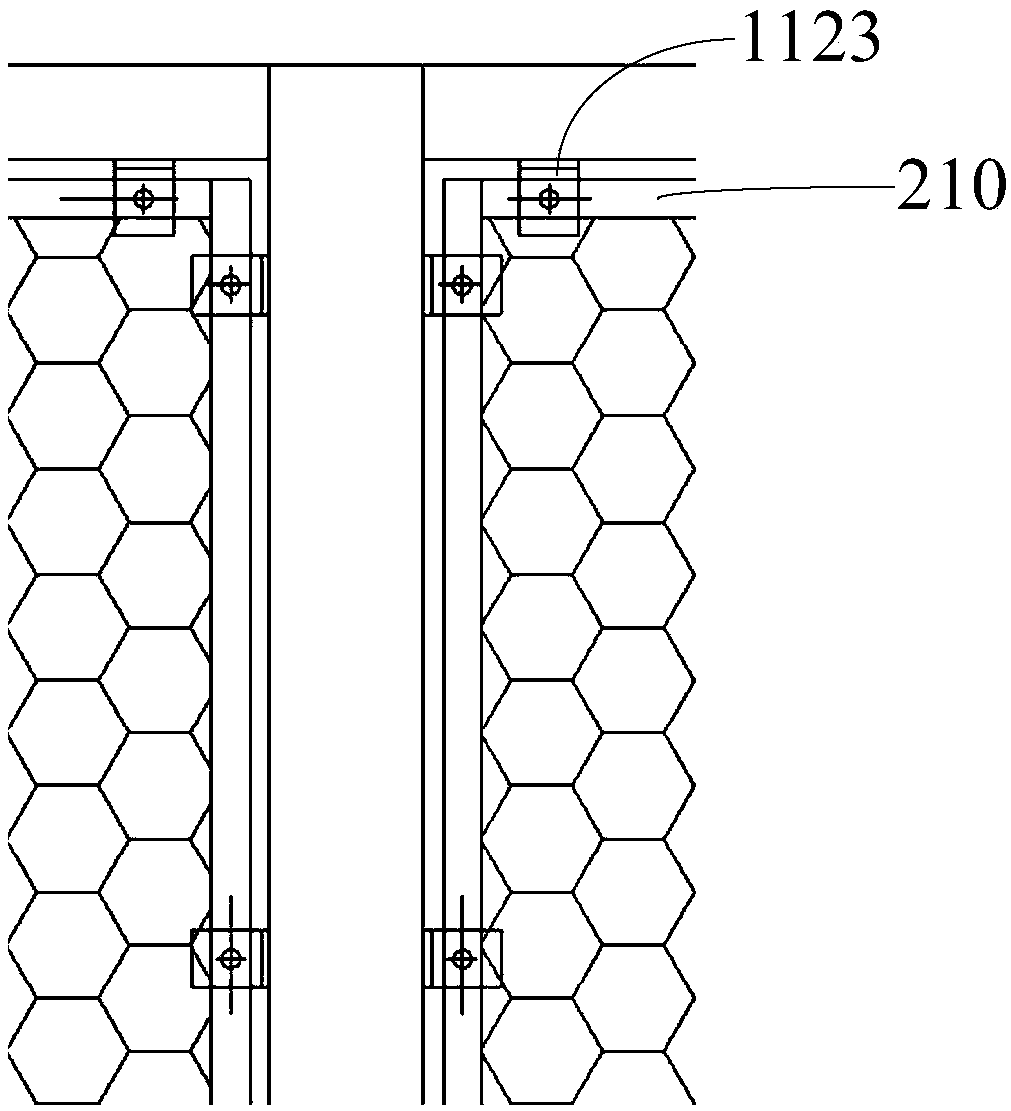 Pry mounted biological filler device and application thereof