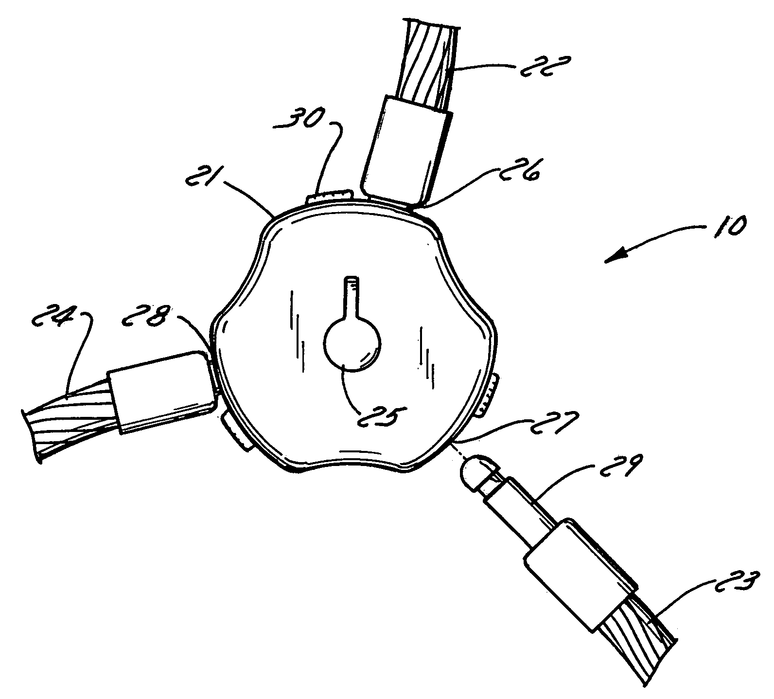 Bicycle lock with multiple cable loops