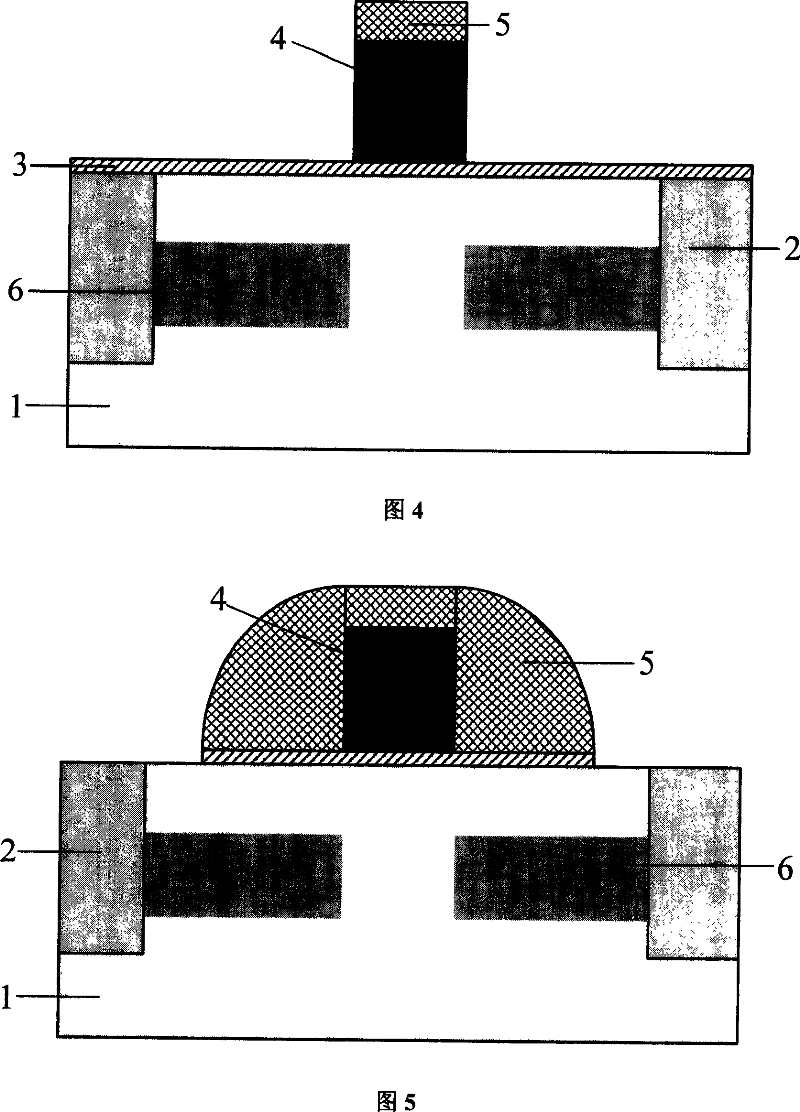 Method for making MOS transistor with source-drain on insulating layer