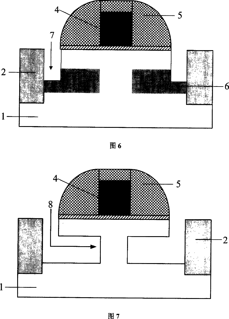 Method for making MOS transistor with source-drain on insulating layer