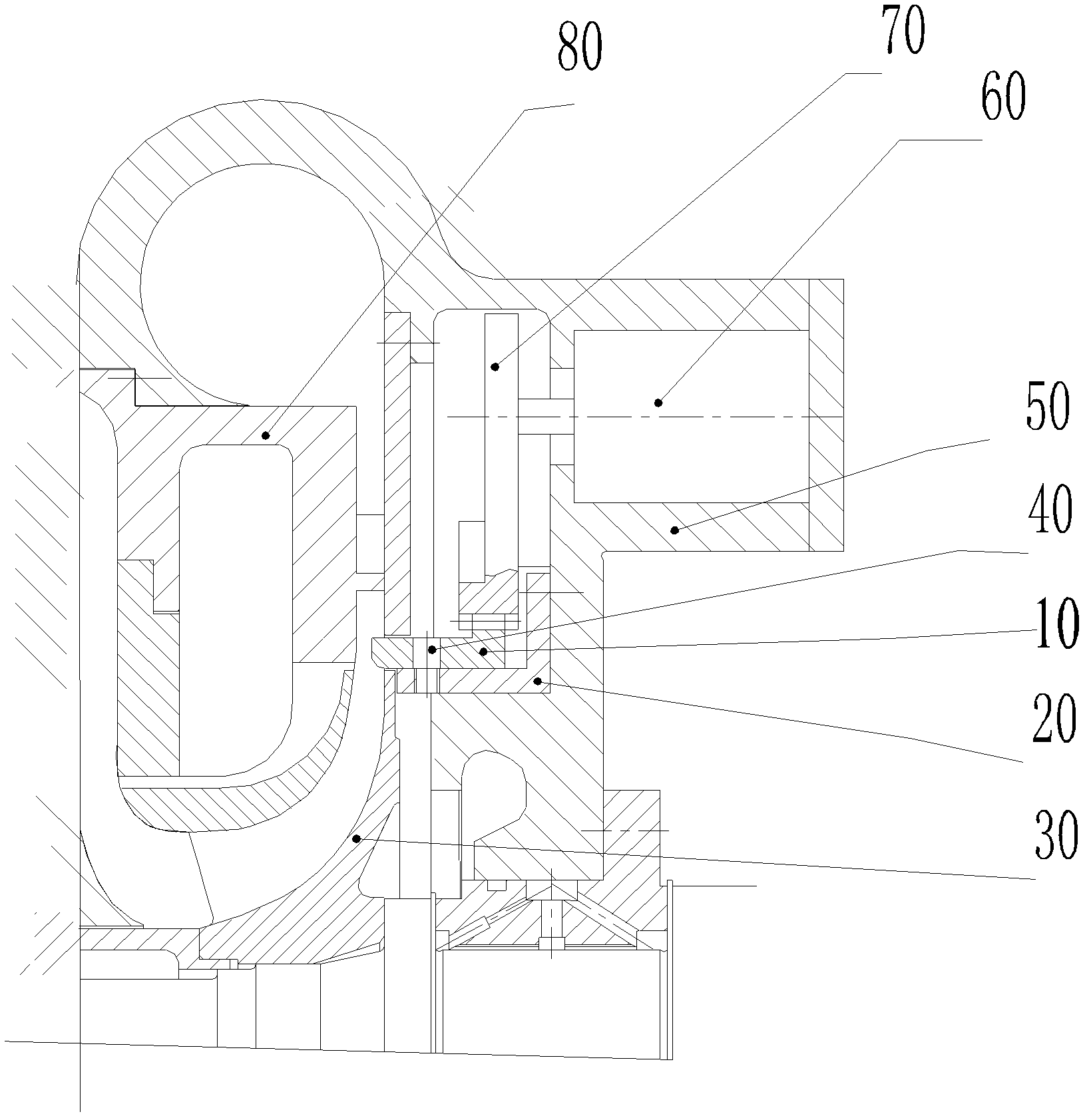 Adjustable diffuser structure and compressor using adjustable diffuser structure