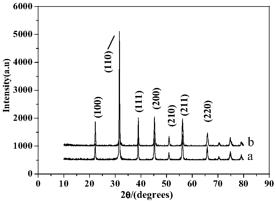 Magnesium-doped strontium titanate ceramic powder, and preparation method and application thereof