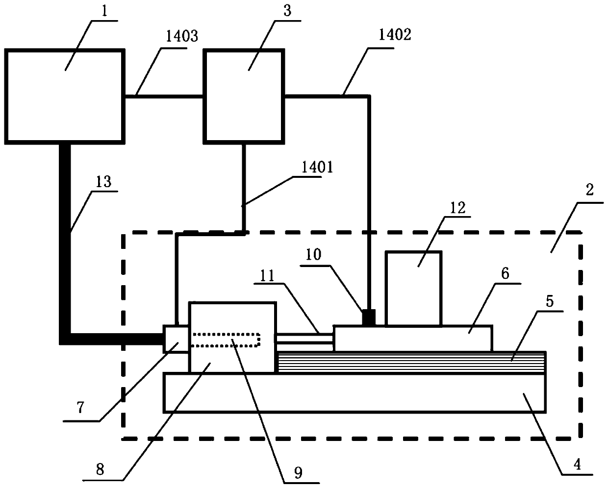 Seat power test device for high-speed ships and test method thereof