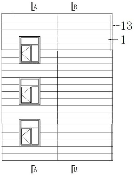 Fiber reinforced cement outer wall decoration hanging plate