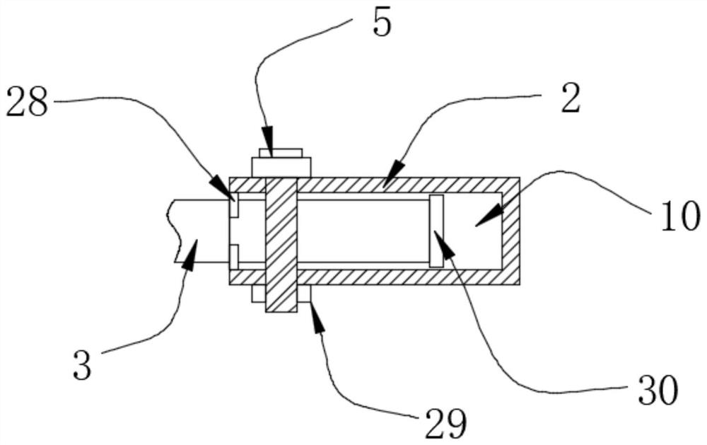 Assembly type soft and hard package metal hanging piece mounting structure