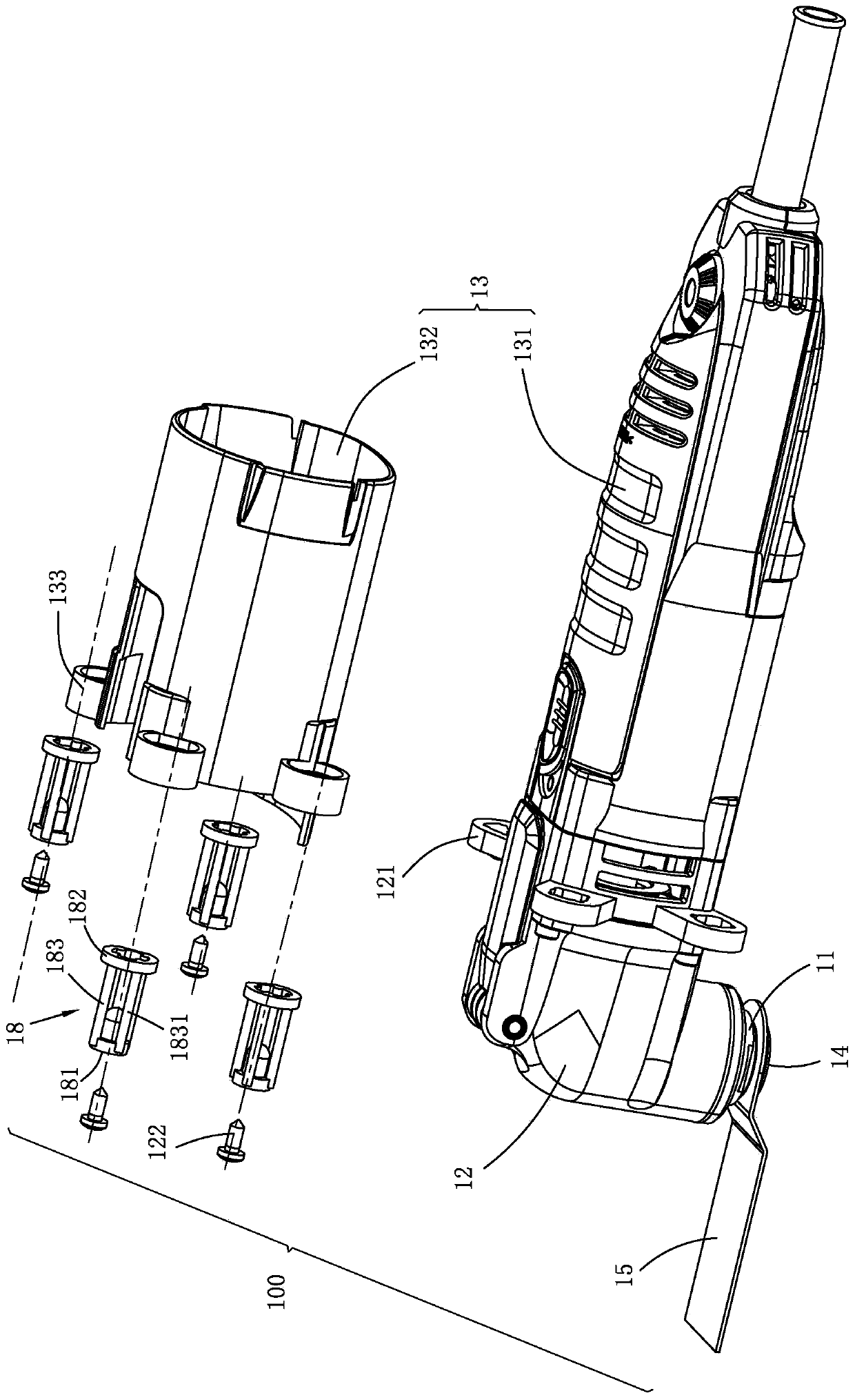 Wing power tool