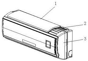 A wall-mounted air conditioner indoor unit using an air purifier