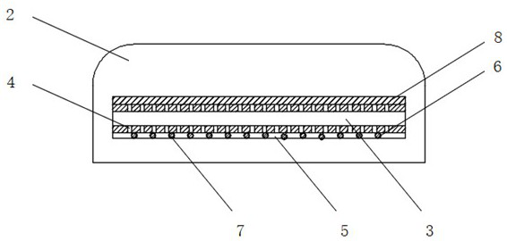 Cooling device for dust-proof net production