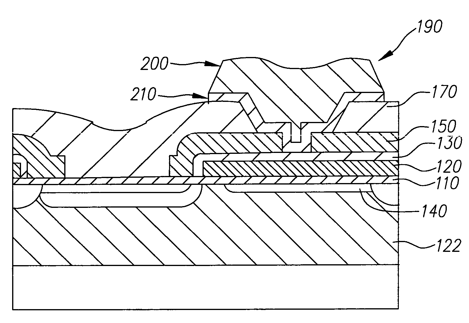 Lightshield architecture for interline transfer image sensors