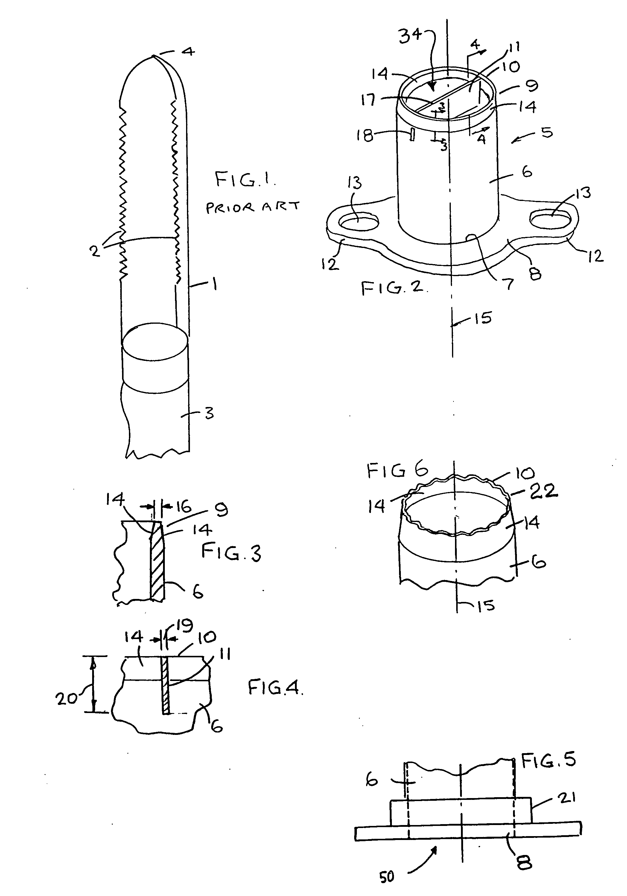 Fruit coring device for producing a closed bore