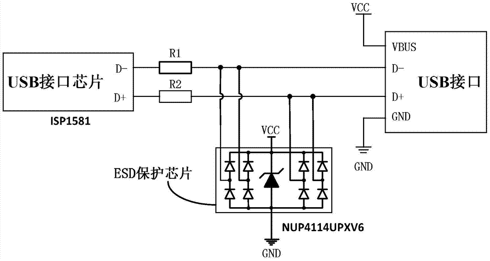 A usb data cable tester