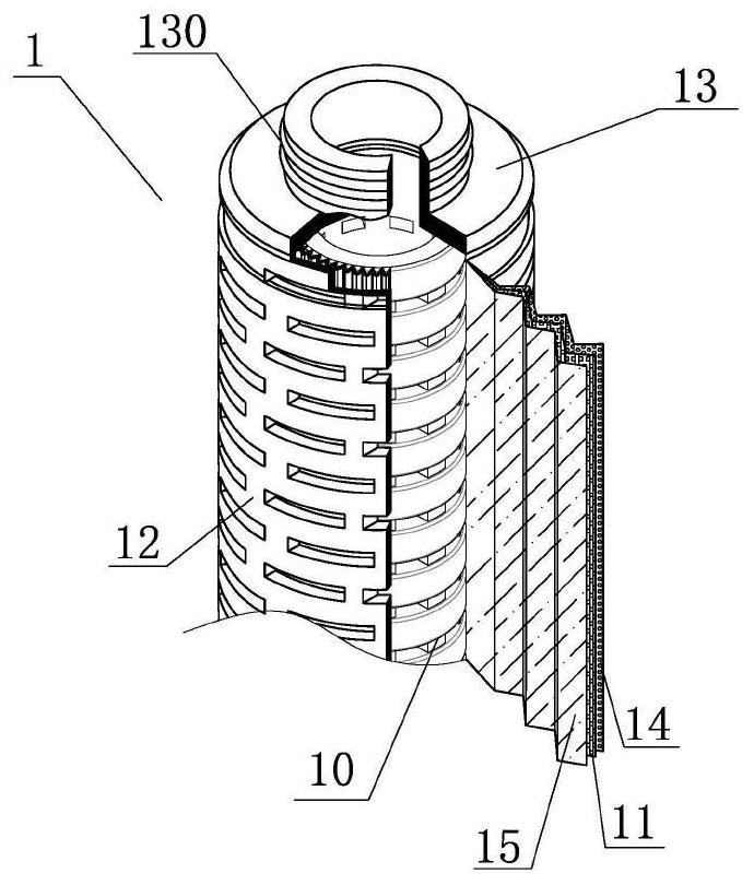 Folding filter element