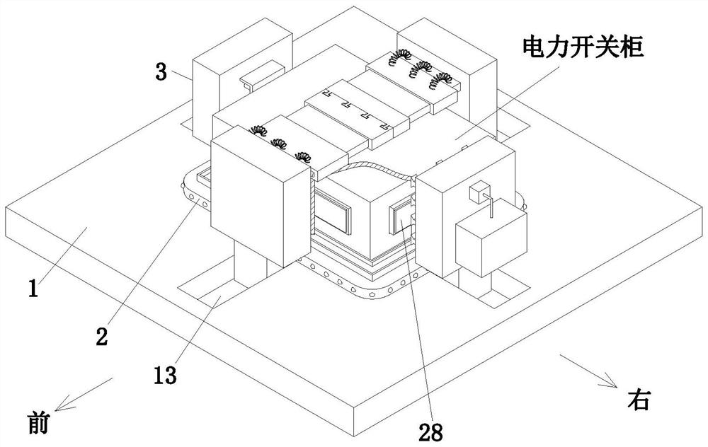 Power switch cabinet manufacturing and processing system