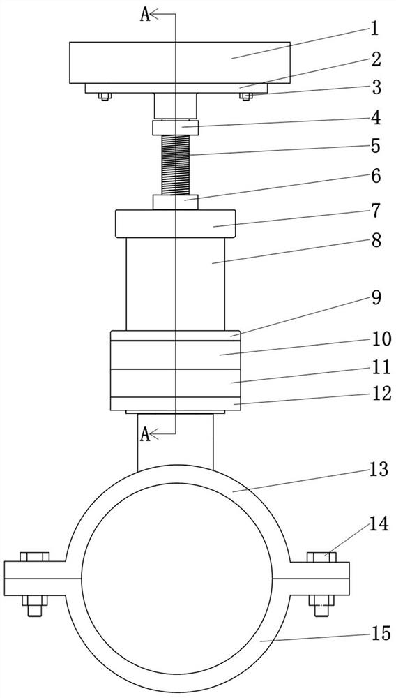 A basement electrical equipment pipe hanger system