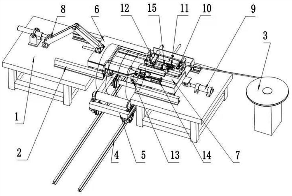 Multi-coil binding machine for hot-rolled narrow strip steel