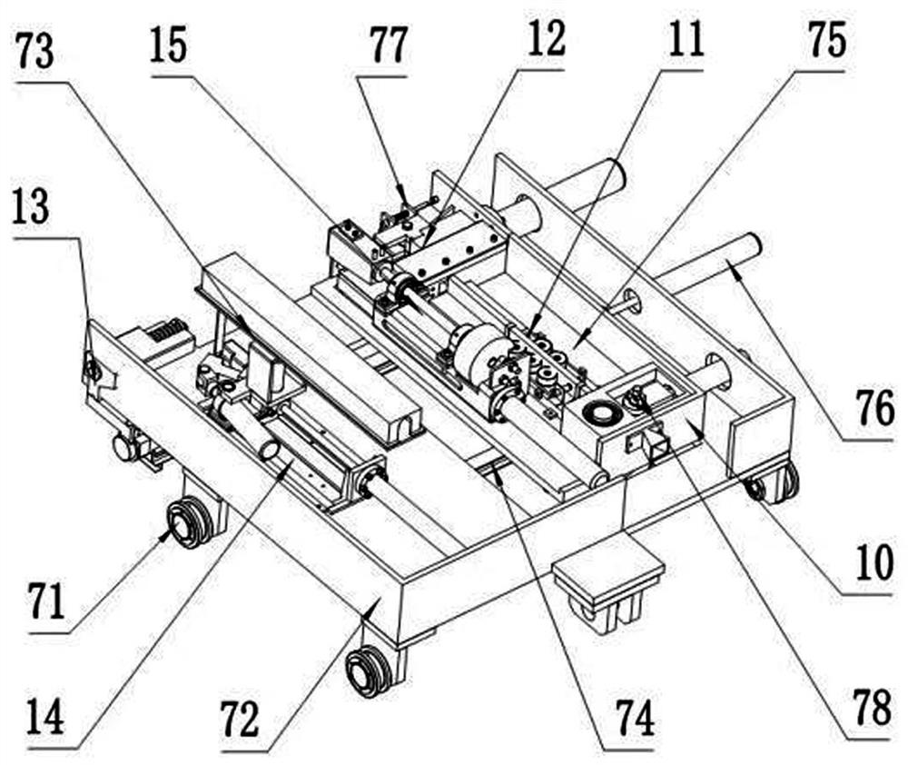 Multi-coil binding machine for hot-rolled narrow strip steel