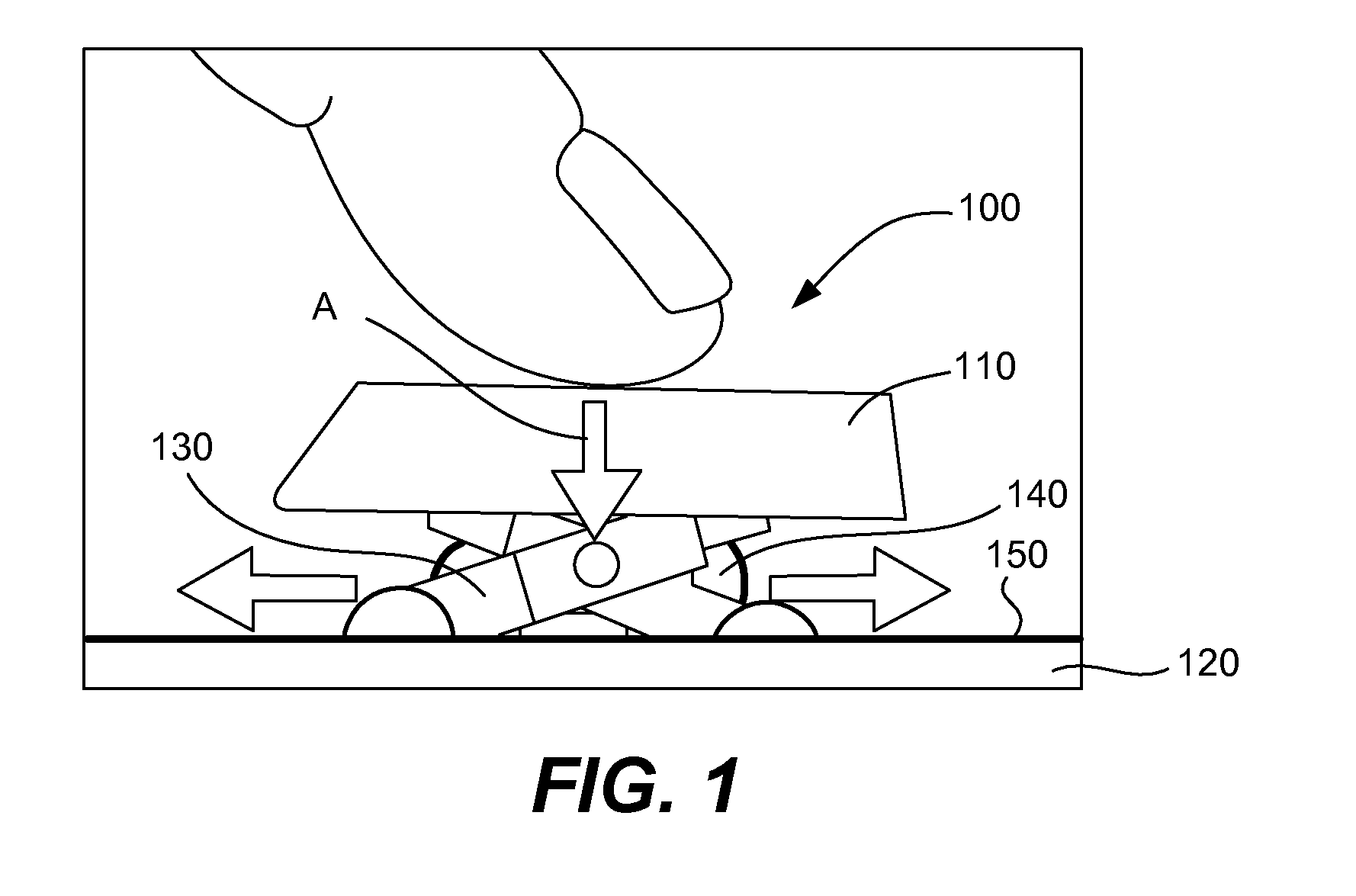 Narrow key switch