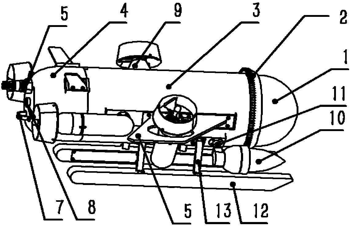 Portable observation type ROV (Remote Operated Vehicle)