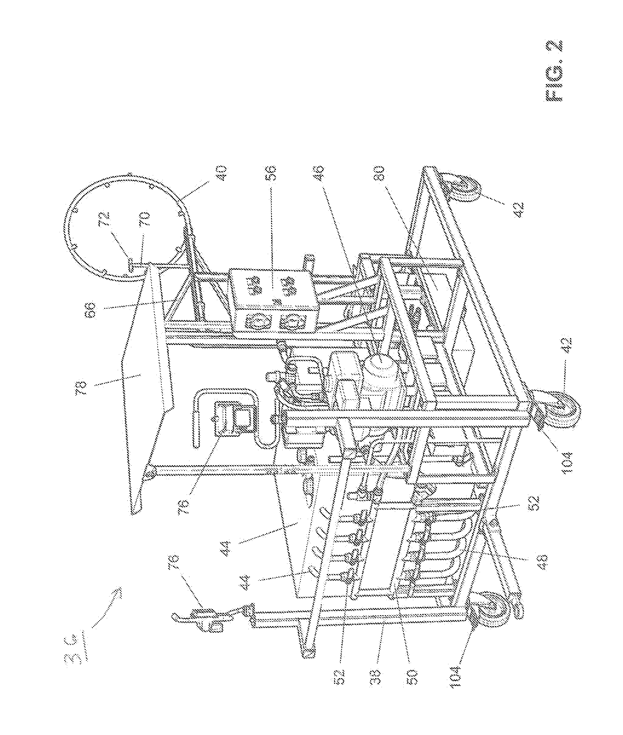 Method and apparatus for cleaning jet engines