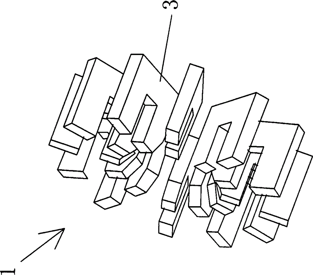 Motor frame and disc type motor adopting same