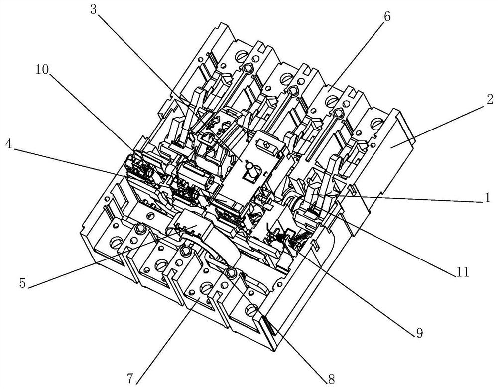 Circuit breaker with electric leakage tripper