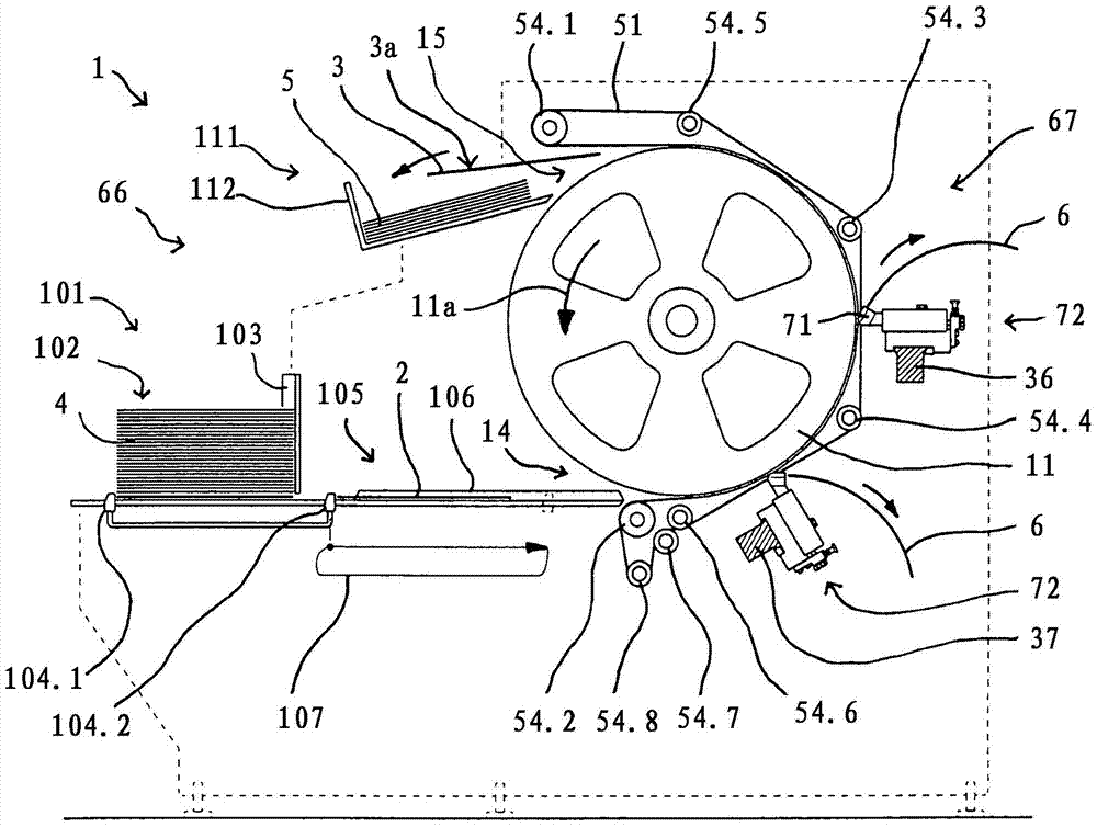 Equipment for slotting cardboard blanks