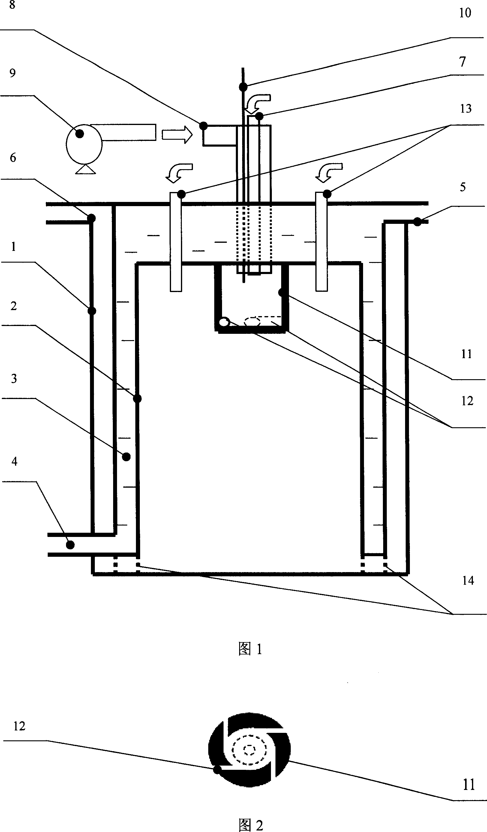 Gas firing or oil firing boiler using thin flameless burning mode