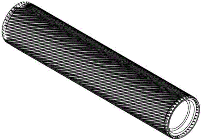 Helix pulse forming line and manufacturing method thereof