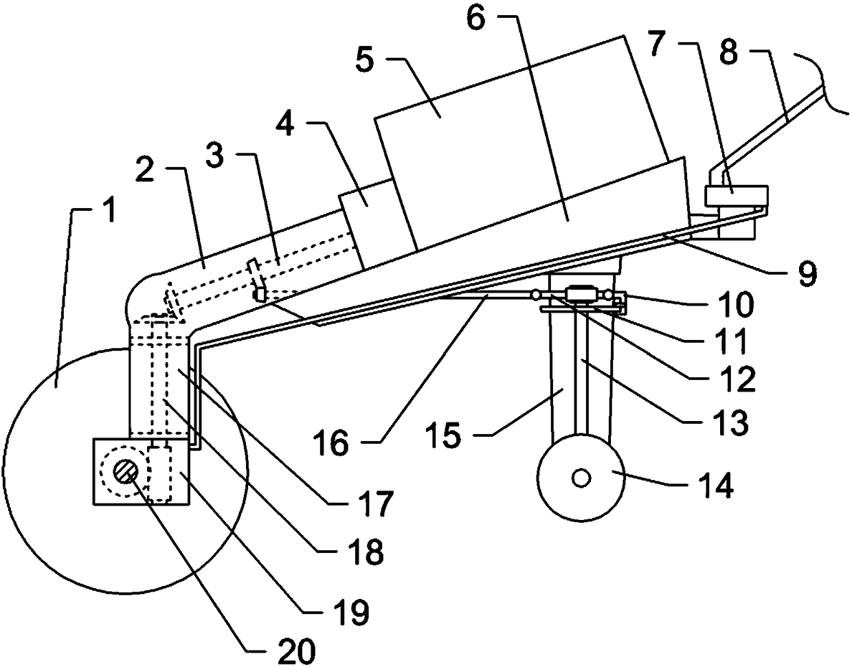 Transmission mechanism of mini-tiller