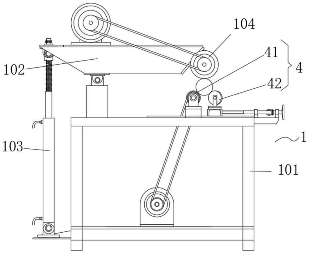 Round anchor plate production line and production process