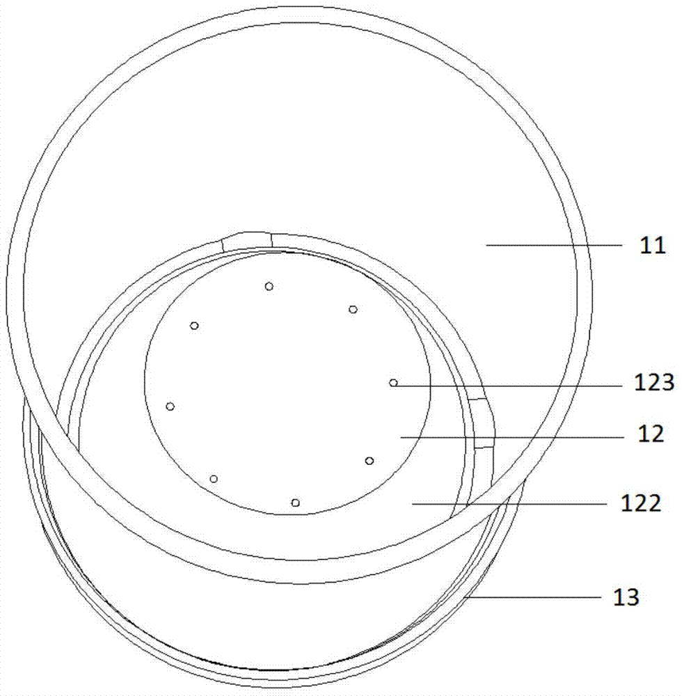 Water collecting type subsurface irrigation planting container