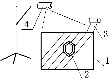 Automatic belt laying method for hexagonal hole of composite