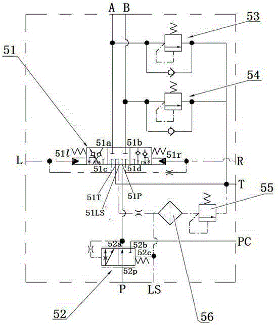 Flow enlarging valve and hydraulic steering system