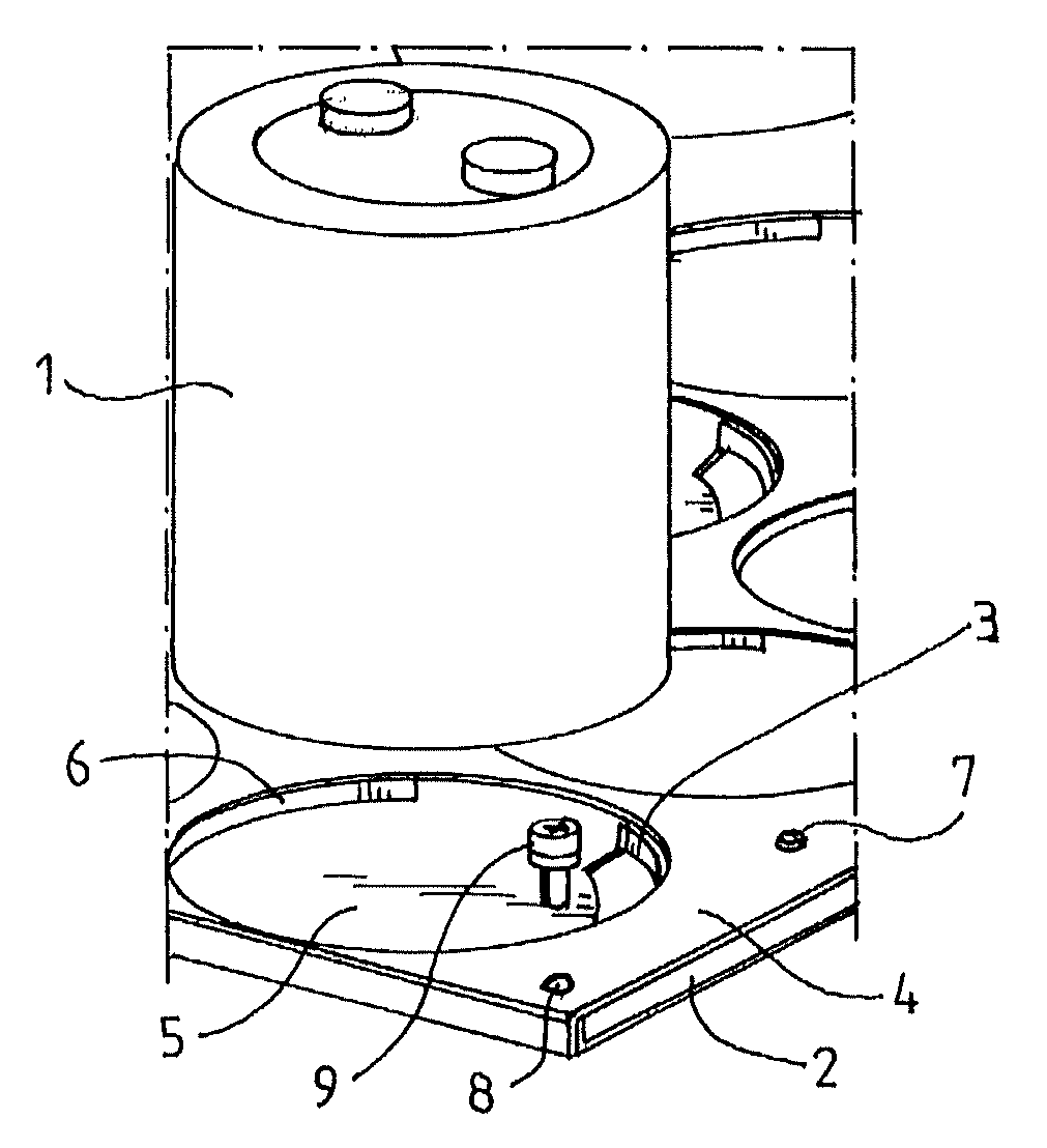 Capacitor fastening