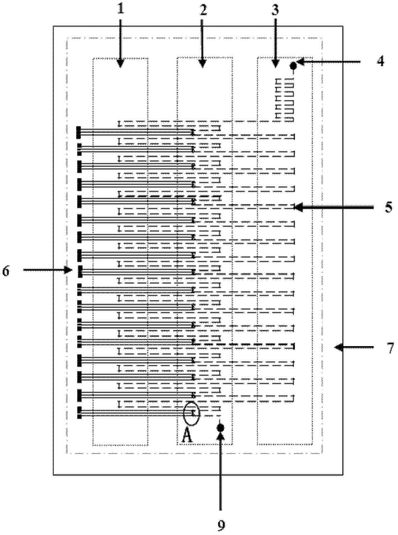 Quantitative polymerase chain reaction (PCR) microfluidic chip integrated device for integrated electrochemical detection technology