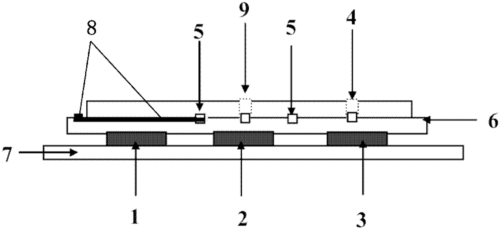 Quantitative polymerase chain reaction (PCR) microfluidic chip integrated device for integrated electrochemical detection technology