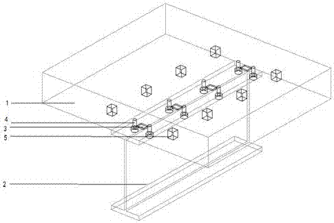 Manufacturing method for composite profile steel-concrete combined beam, combined beam and monitoring device