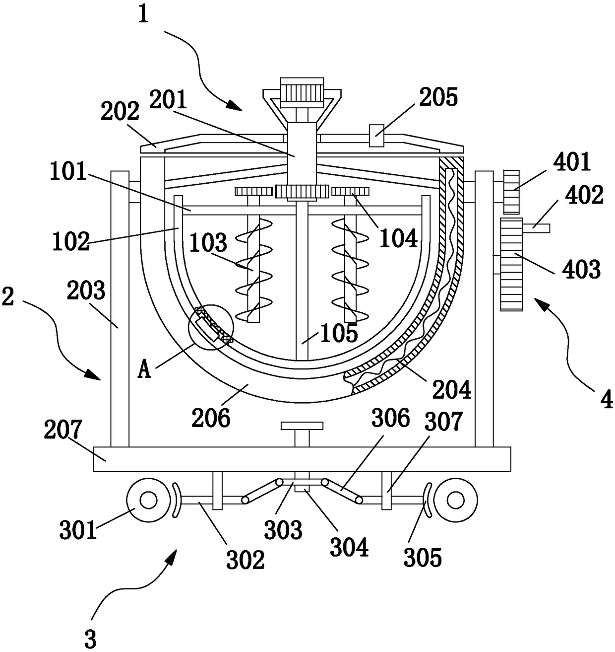 Anti-burn sugar boiler for sweet production