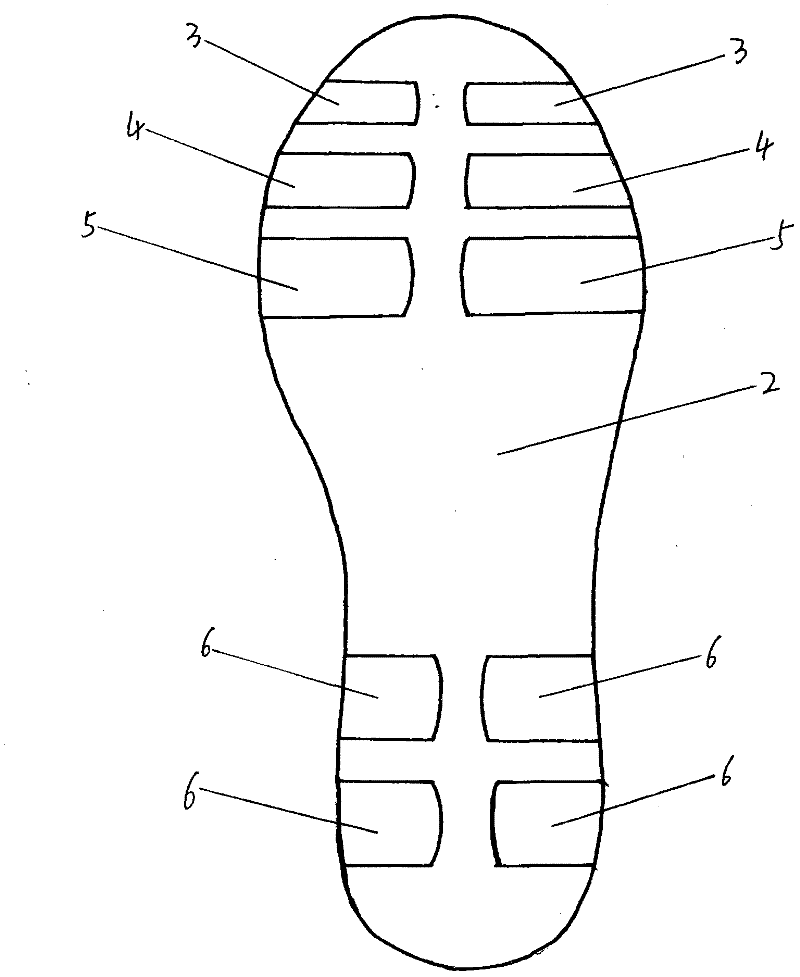 Open hollow air cushion sports shoe