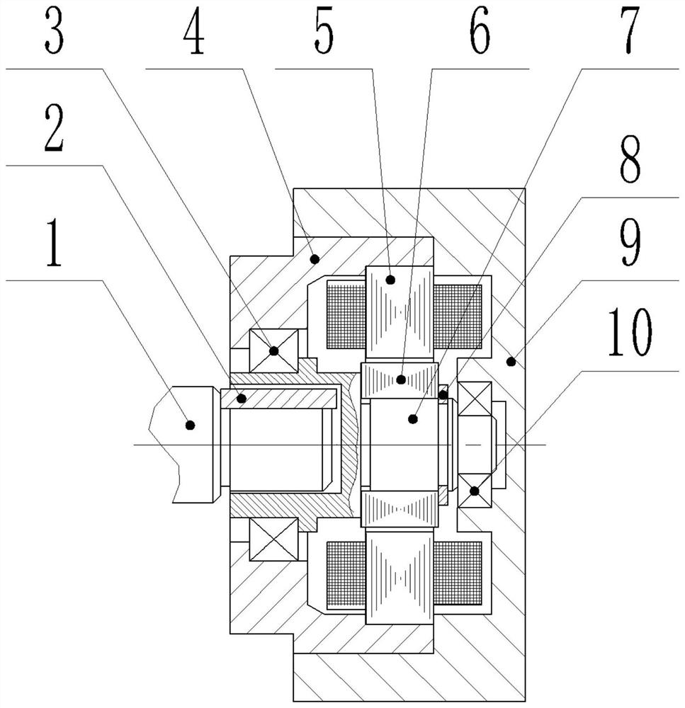 Structure for ensuring output precision of split-type rotary transformer