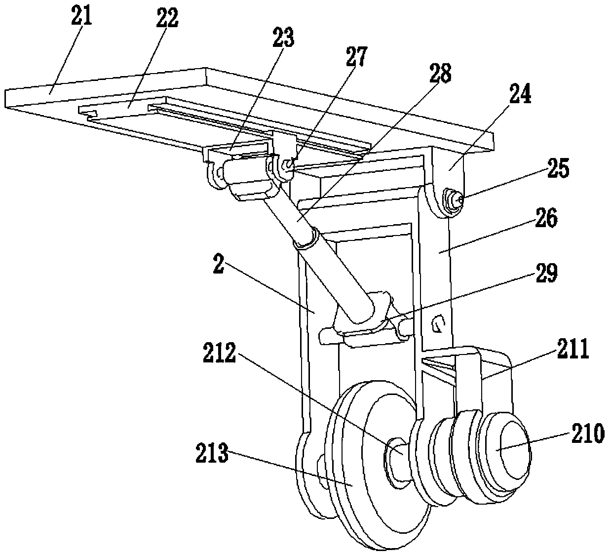 A fully automatic fire fighting machine