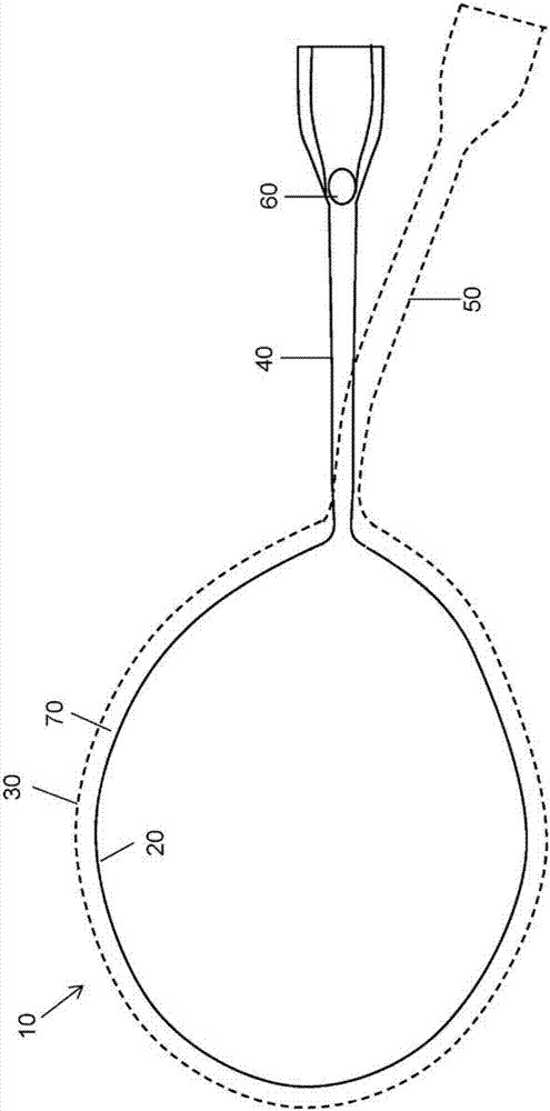 Inflatable intrauterine balloon