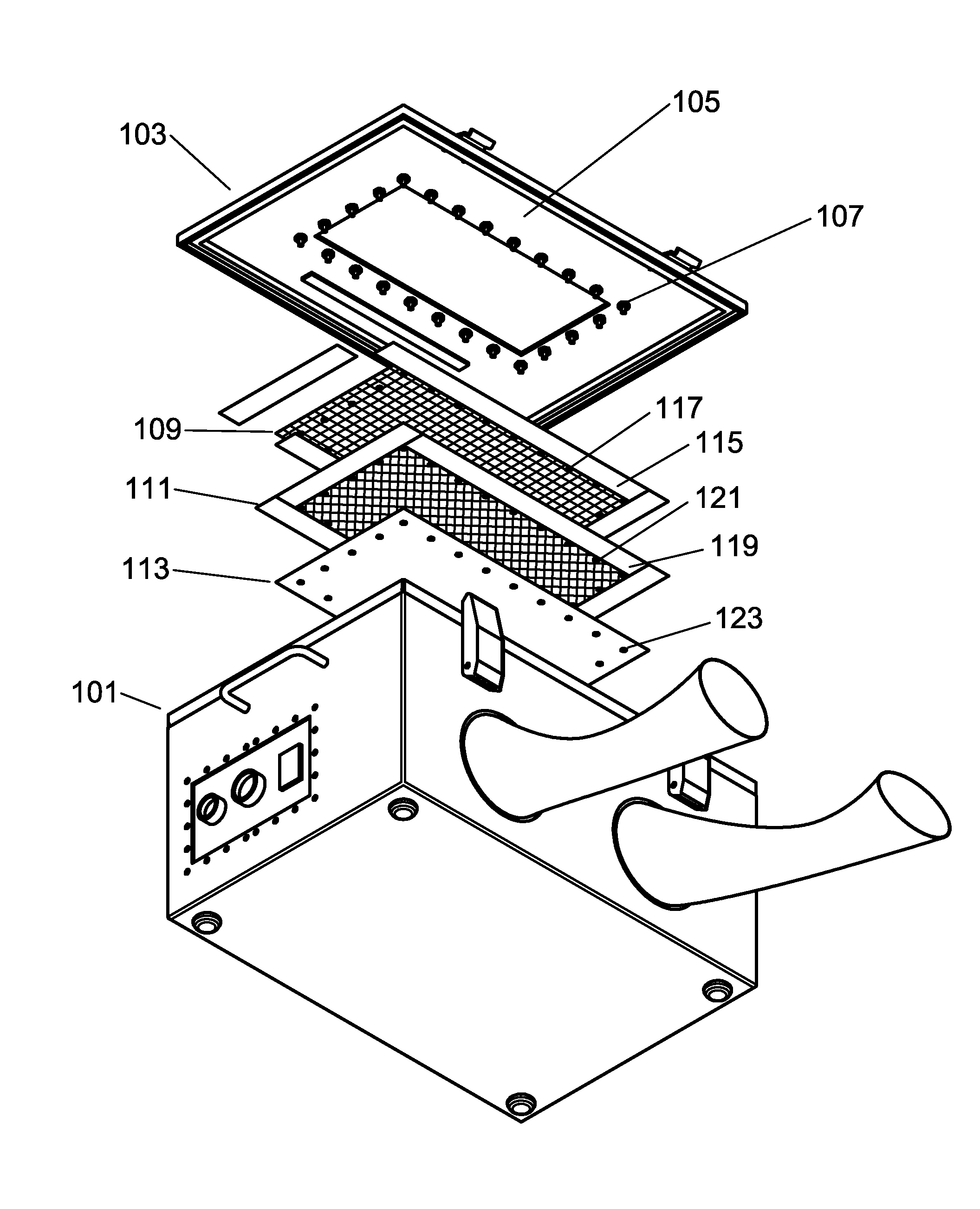 Low impedance radiofrequency shielded window