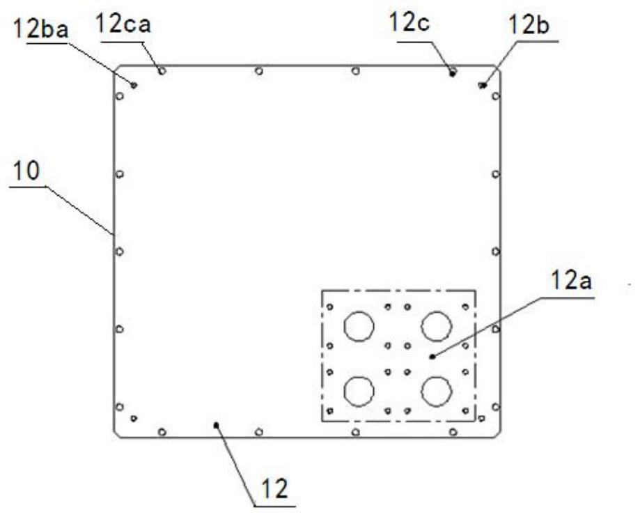 Integral mounting structure of built-in mutual inductor for gas-insulated switchgear